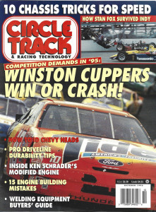 CIRCLE TRACK 1995 OCT - CHASSIS TRICKS, STAN FOX, DRIVELINE TIPS, SCHRADER ENG